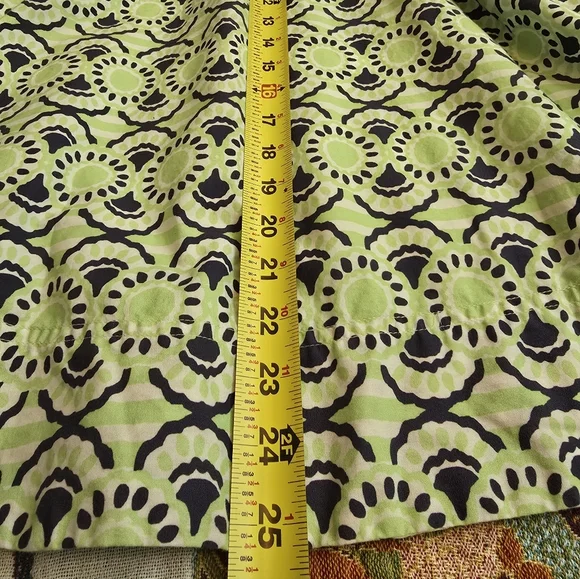 Anthropologie Maeve Blue, Green and White Mini Dress - Picture 11 of 14